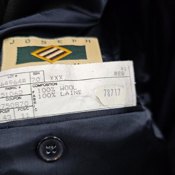 Joseph Abboud 41R Brown HB 3-Button Sport Coat Blazer Jacket B292 - Picture 10 of 11